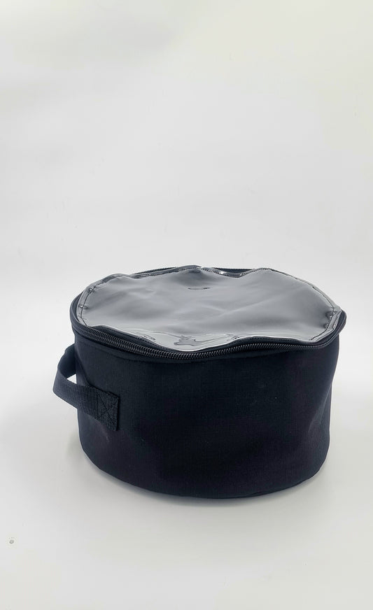 Black durable waterproof bag with clear top camping gear cairo egypt wild wolf adventures