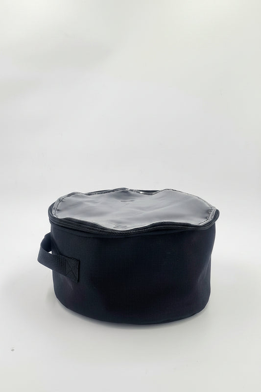 Black durable waterproof bag with clear top camping gear cairo egypt wild wolf adventures