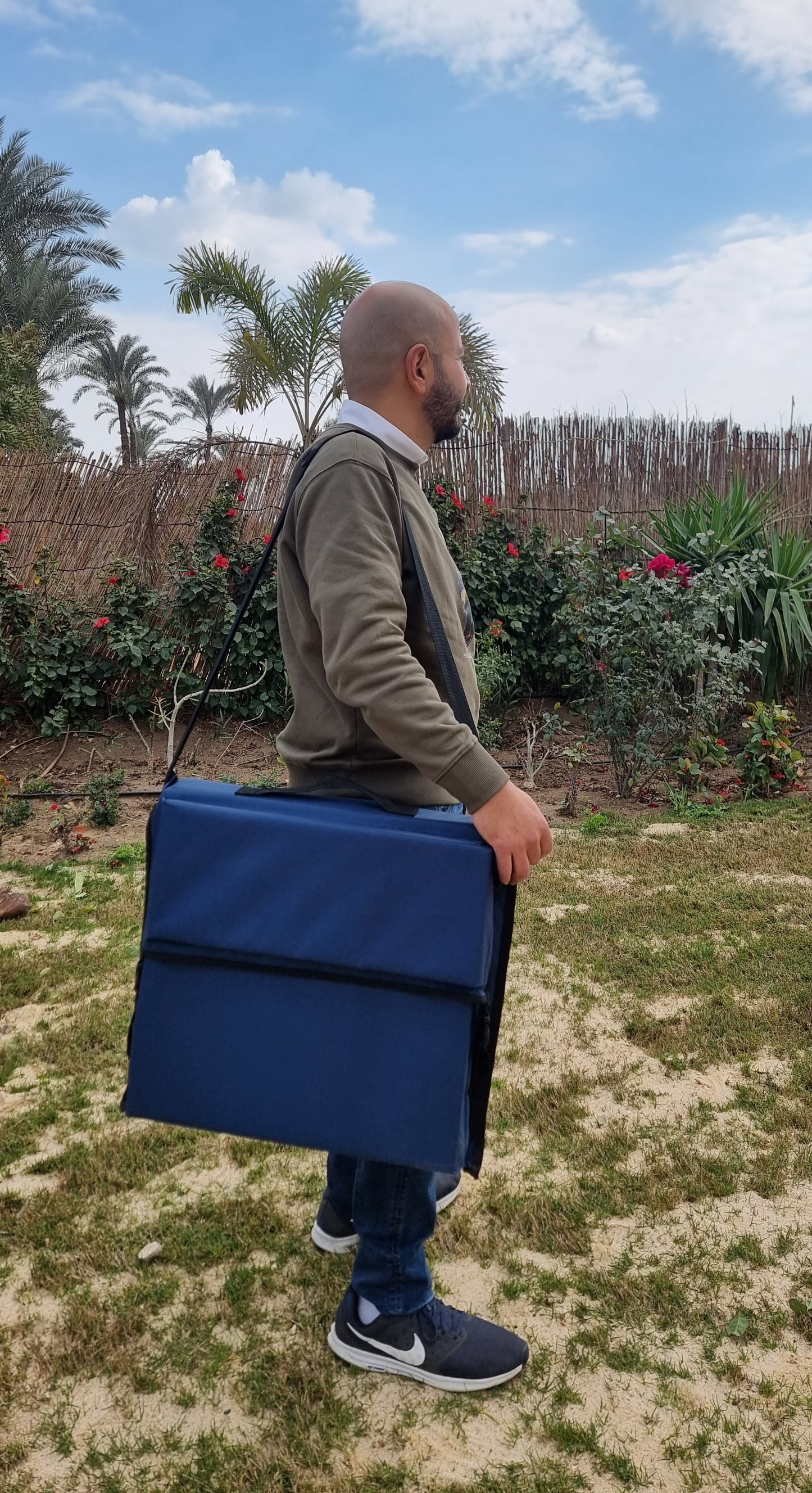 beach folding mattress bag-case wild wolf adventures