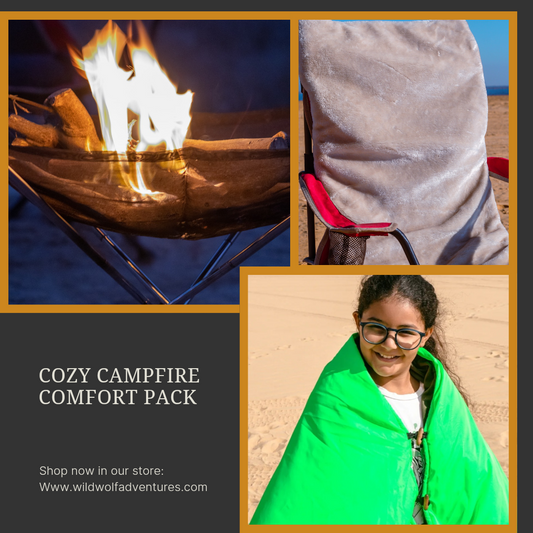 Camp fire pack cairo Wild Wolf Adventures Egypt camping