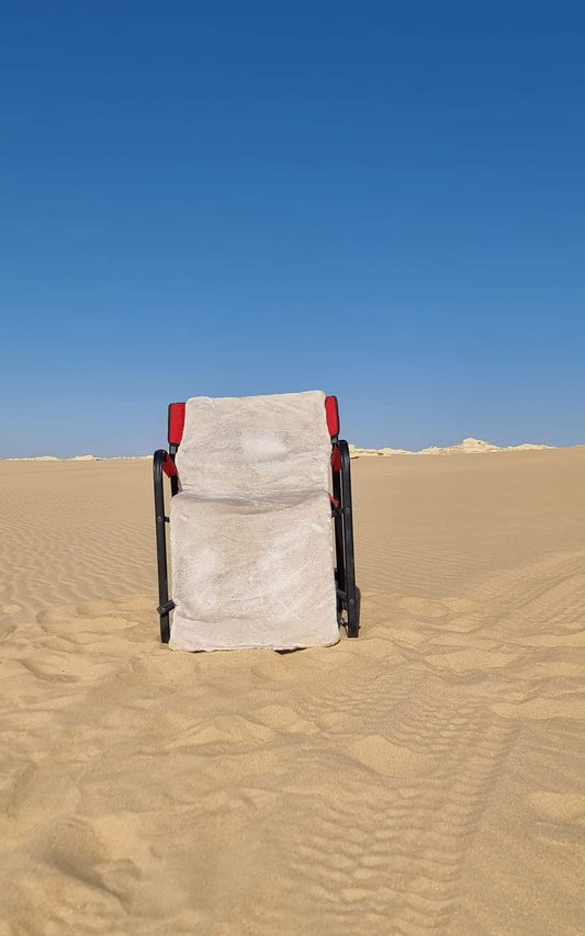 camping chair fur cover wild wolf adventures desert safari gear warm chair cover