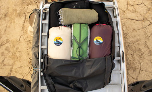 car roof rack camping protective bag Wild Wolf Adventures Camp Hauler Bundle rooftop cargo carrier bag