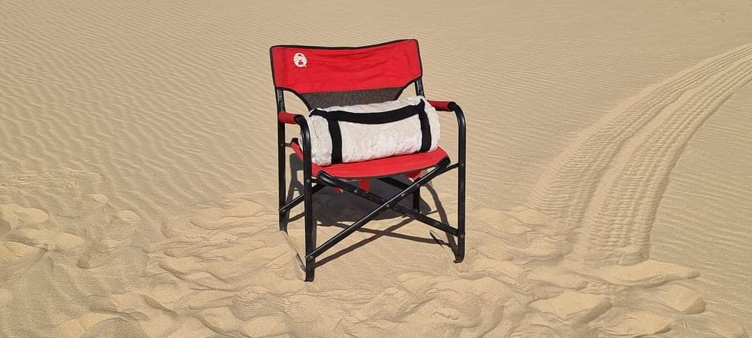 chair fur cover camping gear Cairo Egypt Wild Wolf Adventures