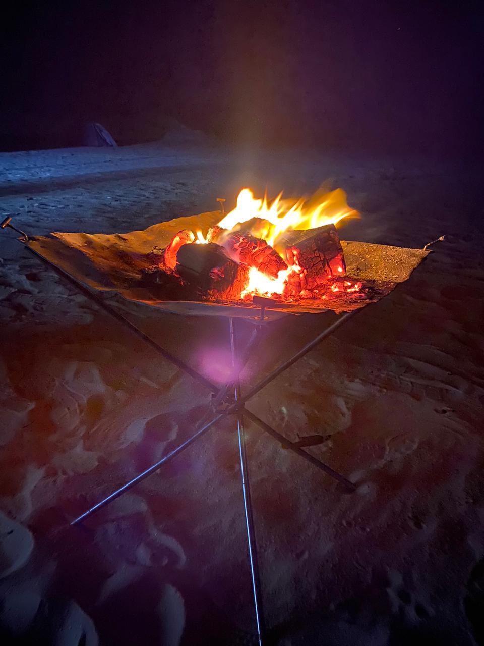 portable fire-pit camping gear egypt Wild Wolf Adventures