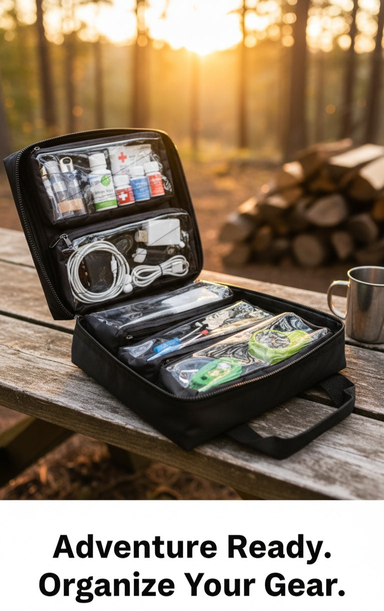 organizer camping Waterproof Travel Organizer Camping Bag Detachable Pockets – Wild Wolf Adventures