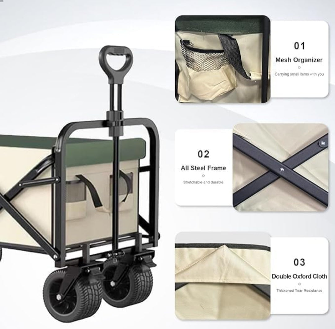 trolley folding-wagon camping gear Cairo Wild Wolf Adventures shop beach