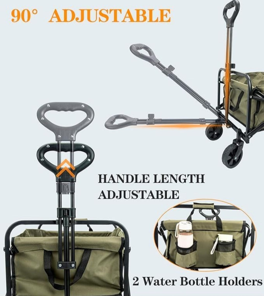 wagon adjustable cart beach gear Cairo Wild Wolf Adventures