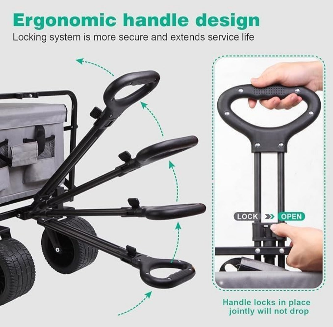 Beach wagon trolley ergonomic handle wild wolf adventures egypt