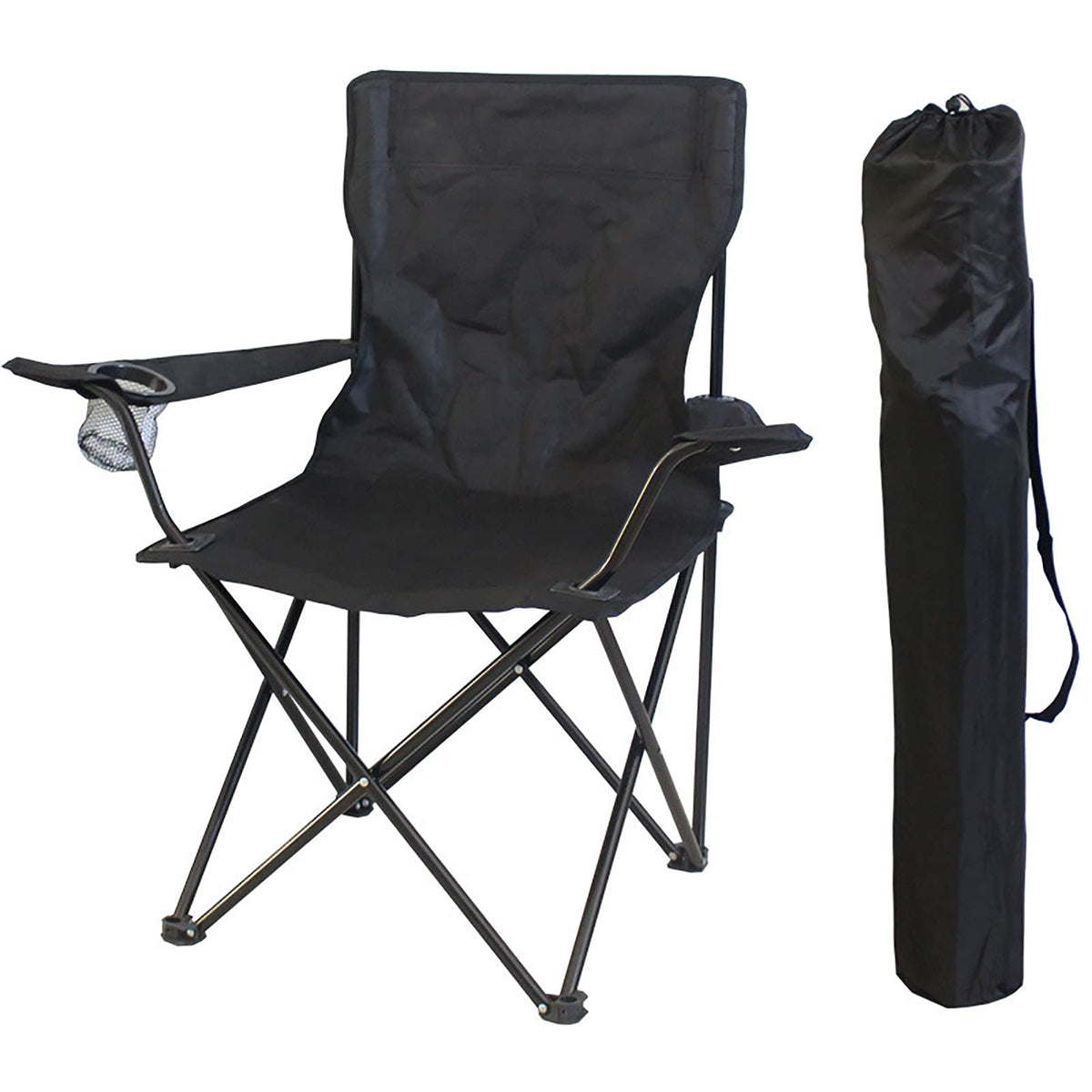 Folding Camping Chair with Cup Holder