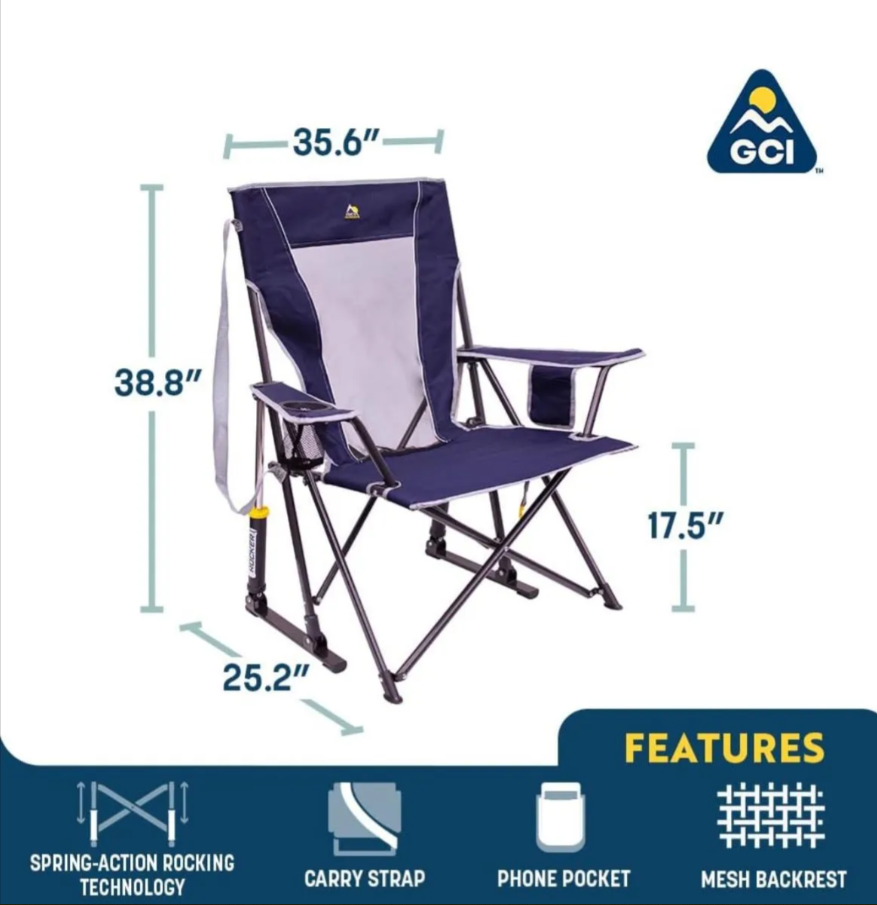 GCI Outdoor Comfort Pro Rocker camping beach outdoor foldable chair for camping overlanding safari 4x4 wild wolf adventures cairo egypt