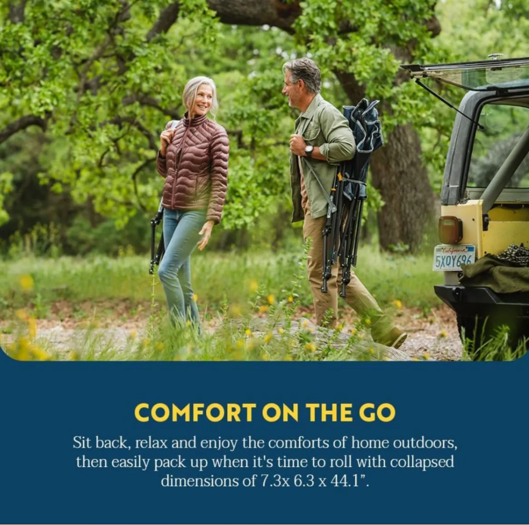 GCI Outdoor Comfort Pro Rocker camping beach outdoor foldable comfortable light weight chair for beach camping overlanding safari 4x4 wild wolf adventures cairo gouna fayoum egypt