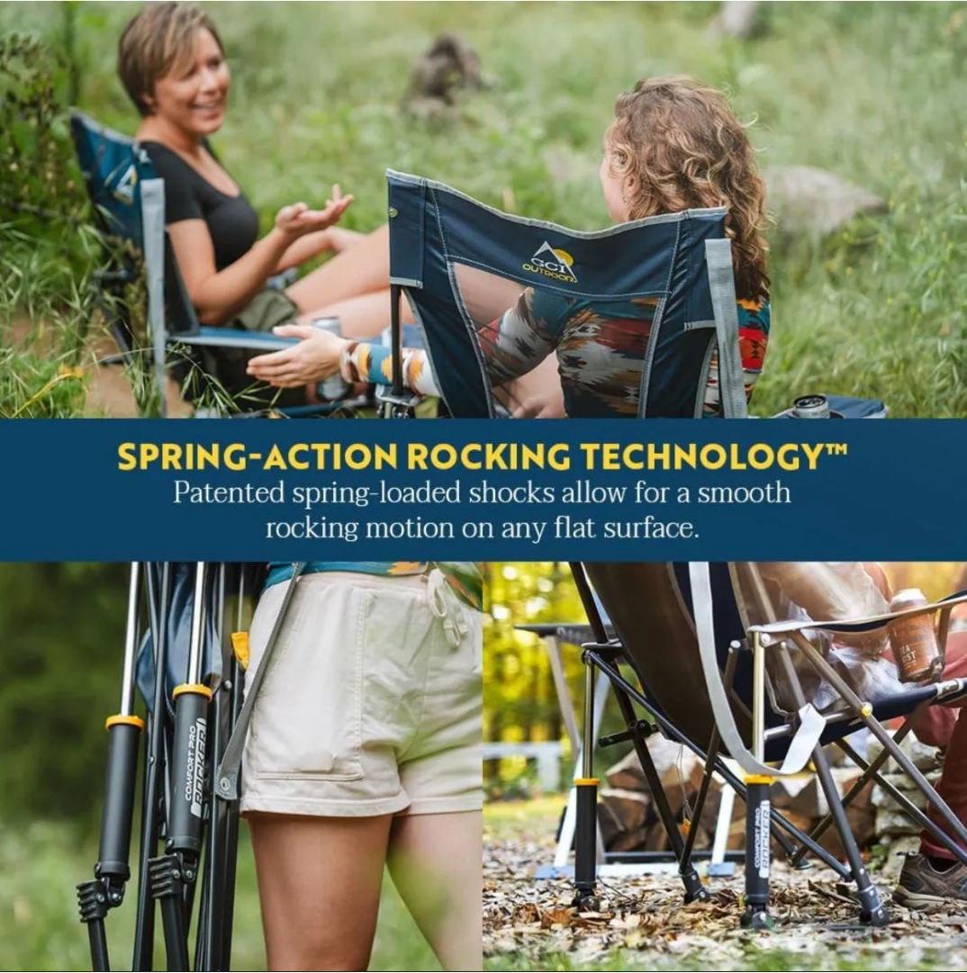 GCI Outdoor Comfort Pro Rocker camping beach outdoor foldable comfortable easy to carry chair for camping overlanding safari 4x4 wild wolf adventures cairo egypt