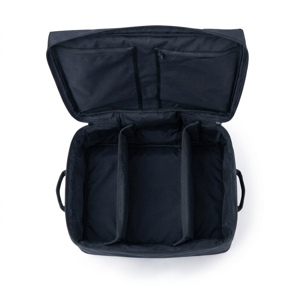 waterproof padded durable soft storage box with 2 big internal pockets and 2 adjustable dividers for camping overlanding 4x4 safari and for car organization wild wolf adventures cairo egypt fayoum white desert siwa