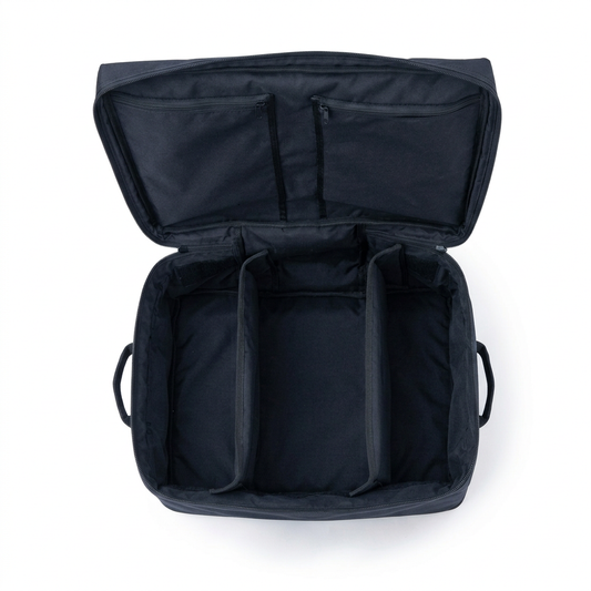waterproof padded durable soft storage box with 2 big internal pockets and 2 adjustable dividers for camping overlanding 4x4 safari and for car organization wild wolf adventures cairo egypt fayoum white desert siwa