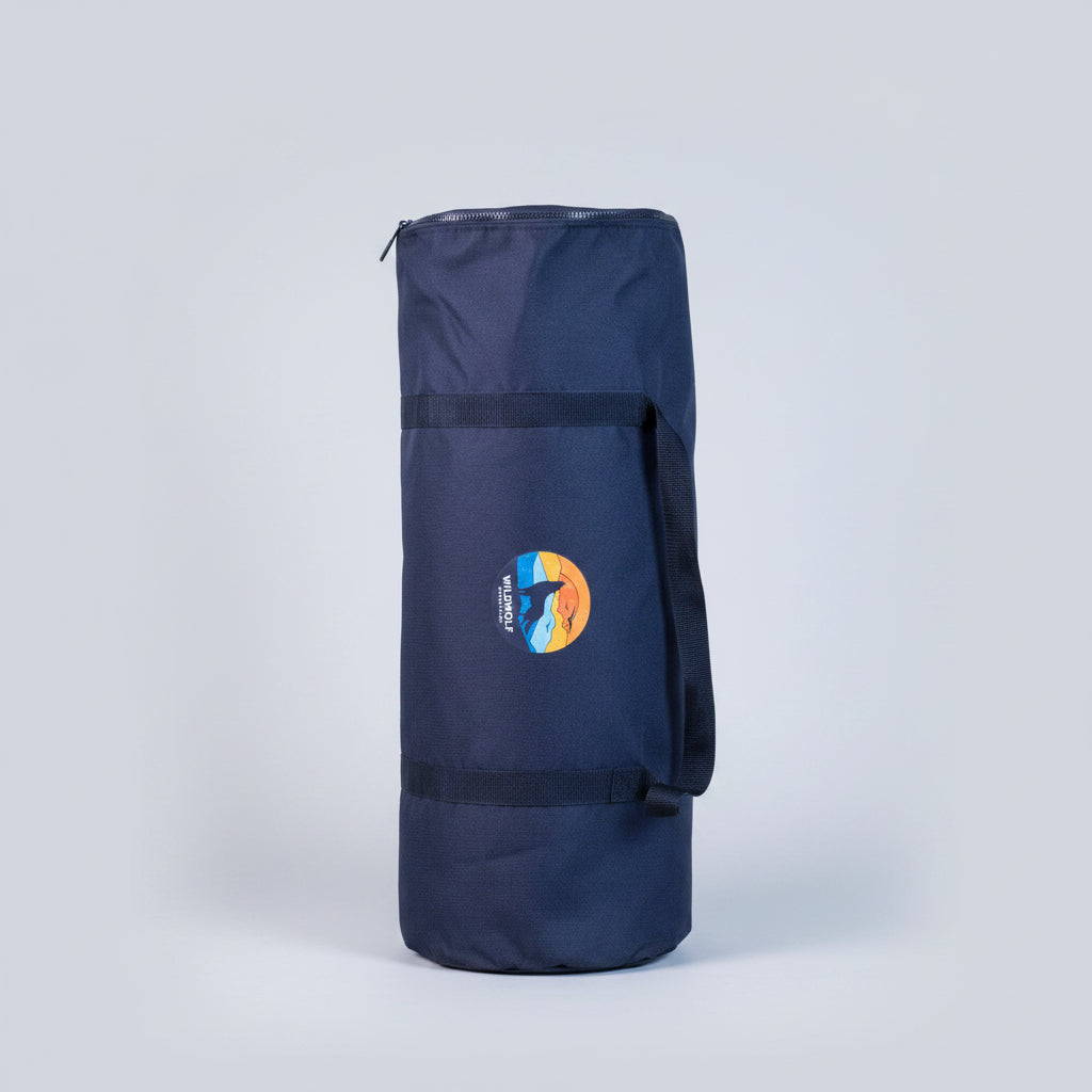 cylindrical timber bag for wood logs and firewood storage and carry without a mess wild wolf adventures egypt cairo giza fayoum white desert