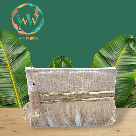 clutch bag jute cotton beach bags cairo