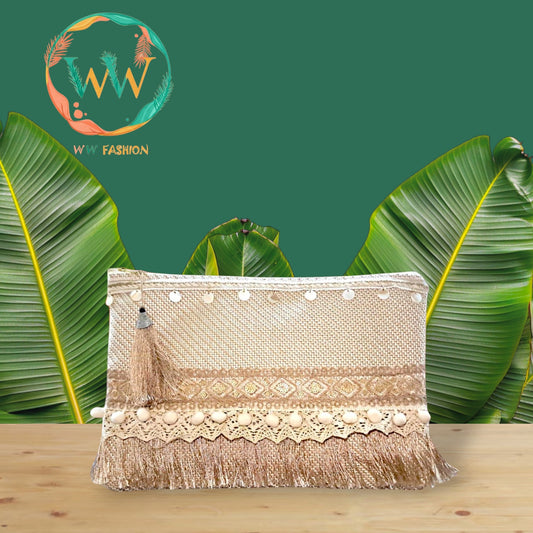 Boho Chic Large Clutch